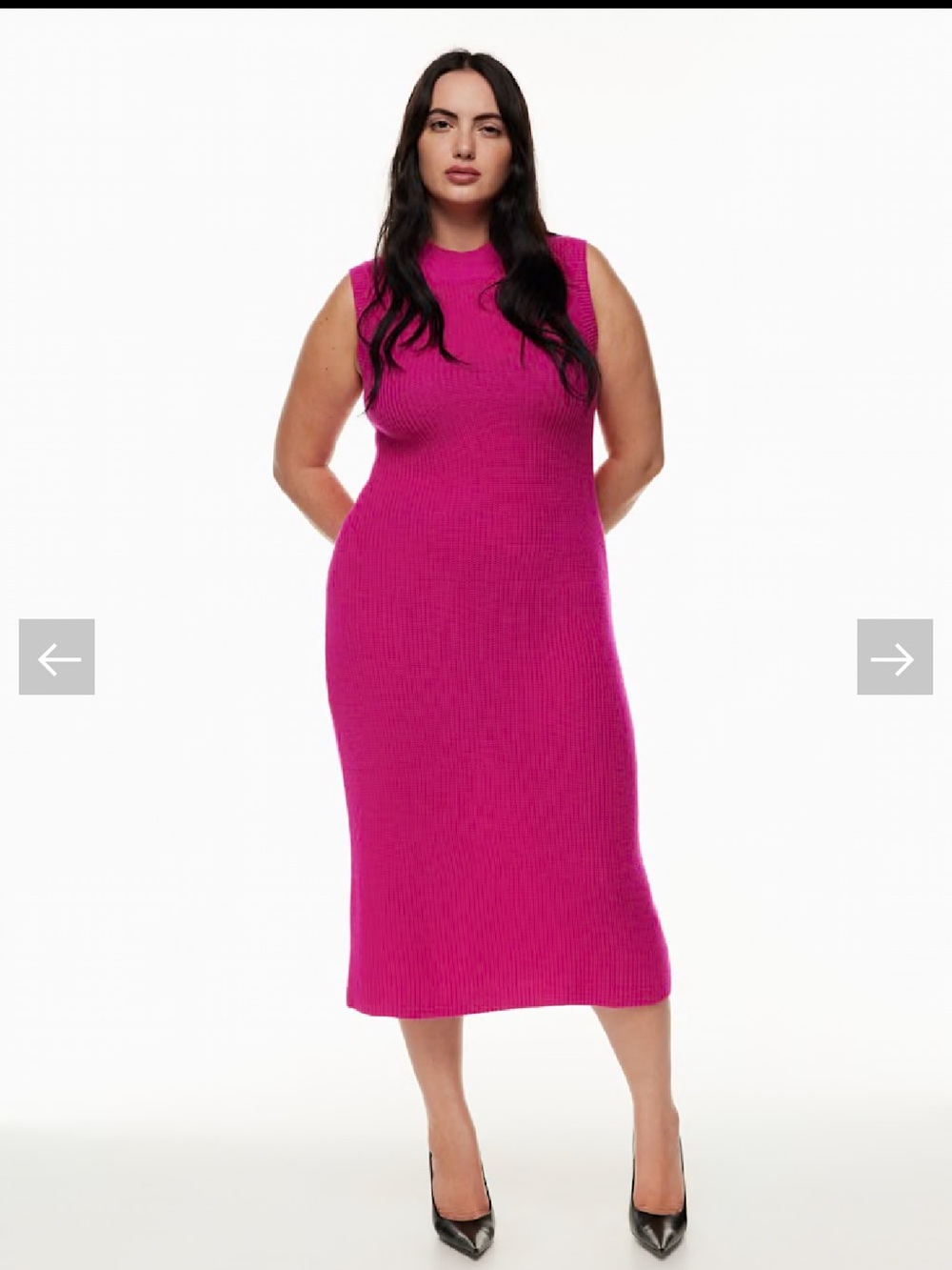 Aritzia Babaton Knit Midi Dress